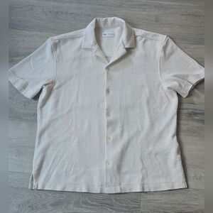 Zara Men's Button Up Knit Shirt